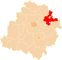 Karte des Powiat Skierniewicki