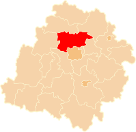 Karte des Powiat Zgierski