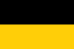 Fahne - Landesfarben der preußischen Provinz Sachsen