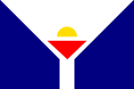 Inoffizielle Flagge von Saint-Martin