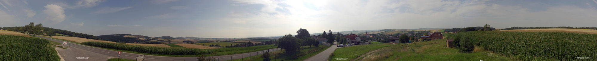Panorama nordwestlich von Ernstbrunn