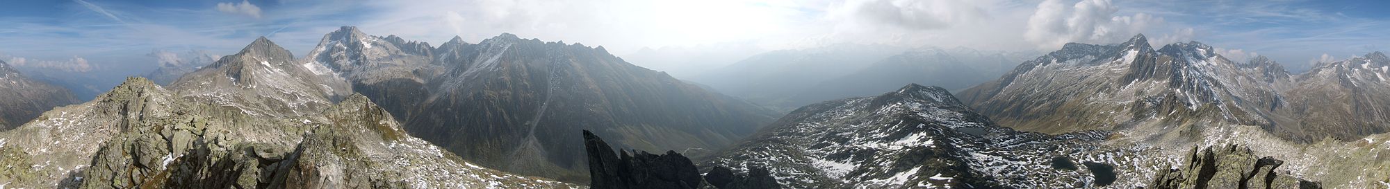 360°-Panorama vom Südgipfel