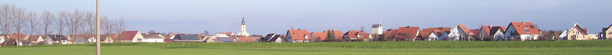 Panoramabild Unterspiesheim (Ansicht aus Westen)