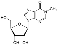 Strukturformel von 1-Methylinosin