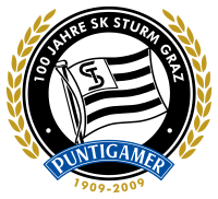 100-Jahr-Jubiläumslogo des SK Sturm Graz