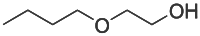 Strukturformel von Ethylenglycolmonobutylether