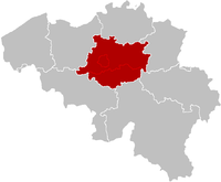 Karte Erzbistum Mecheln-Brüssel