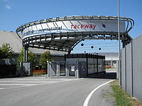 Eingangsbereich des Adria International Raceway