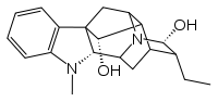 Strukturformel von Ajmalin