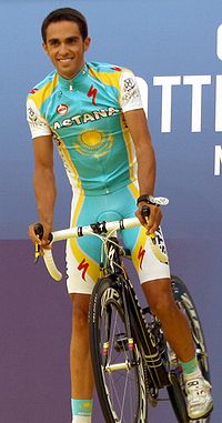 Alberto Contador bei der Tour de France 2010