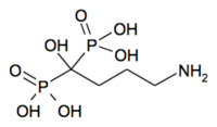 Struktur von Alendronsäure