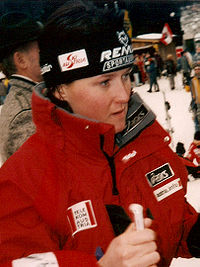 Alexandra Meissnitzer im Dezember 2002