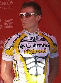 André Greipel bei der Fahrerpräsentation der Tour Down Under 2009.