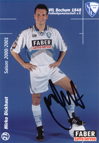 Autogrammkarte von Mirko Dickhaut aus der Saison 2000/01