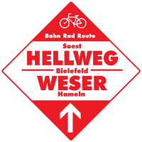 BahnRadRoute Hellweg-Weser Logo.svg