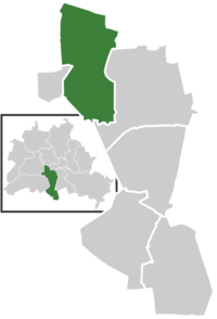Schöneberg auf der Karte von Tempelhof-Schöneberg