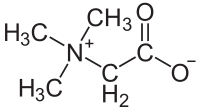 Strukturformel von Betain