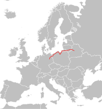 Verlauf der Europastraße 28