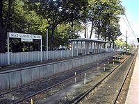 Provisorischer Bahnsteig (1975 bis 2009)