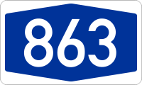 Bundesautobahn 863 (frühere Planung)