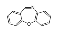 Struktur von Dibenzoxazepin