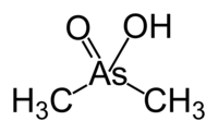 Struktur vor Dimethylarsinsäure