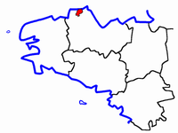 Lage des Kantons Tréguier