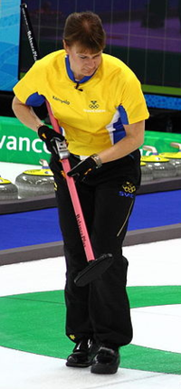 Cathrine Lindahl bei den Olympischen Winterspielen 2010 in Vancouver