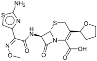 Strukturformel von Cefovecin