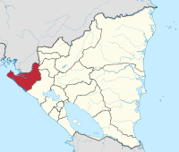 Chinandega Department in Nicaragua.svg