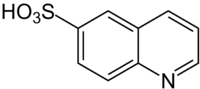 Strukturformel von Chinolin-6-sulfonsäure
