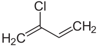Strukturformel von Chloropren