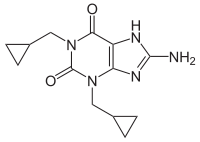 Struktur von Cipamfyllin