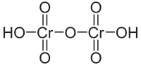 Struktur von Dichromsäure
