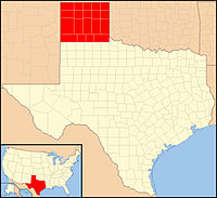 Karte Bistum Amarillo