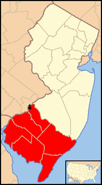Karte Bistum Camden