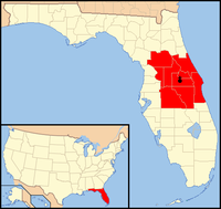 Karte Bistum Orlando