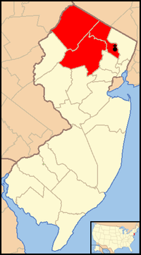 Karte Bistum Paterson