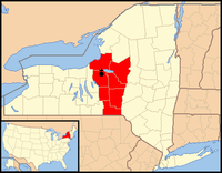Karte Bistum Syracuse