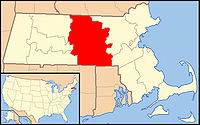 Karte Bistum Worcester