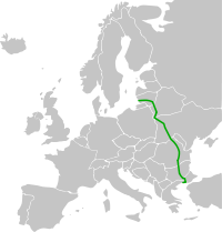 Verlauf der Europastraße 85