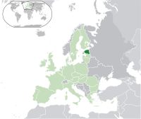Karte Apostolische Administratur Estland