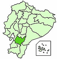 Karte Erzbistum Cuenca
