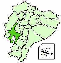 Karte Erzbistum Guayaquil