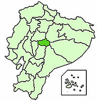 Karte Bistum Ambato