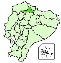 Karte Bistum Ibarra