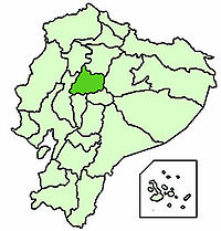 Karte Bistum Latacunga