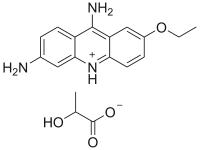 Struktur von Ethacridinlactat