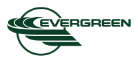Das Logo der Evergreen International Airlines