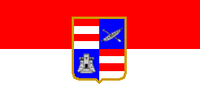 Flagge der Gespanschaft Dubrovnik-Neretva